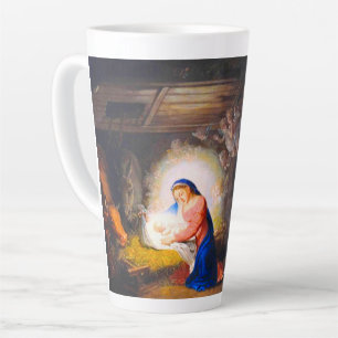 Taza De Café Latte La Natividad de Cristo