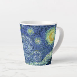 Taza De Café Latte La noche estrellada Vincent van Gogh Small