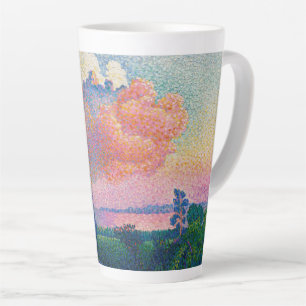 Taza De Café Latte La nube rosa, pintura de Henri-Edmond Cross