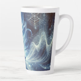 Taza De Café Latte La Ola de la Memoria