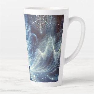 Taza De Café Latte La Ola de la Memoria