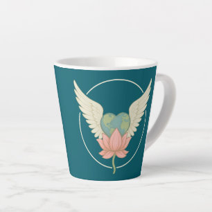Taza De Café Latte La Paz Empieza Conmigo Latte Mug