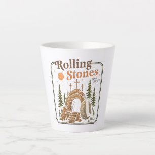 Taza De Café Latte La Piedra Se Despidió De La Pascua Viva