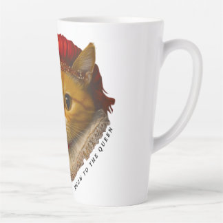 Taza De Café Latte La reina del gato