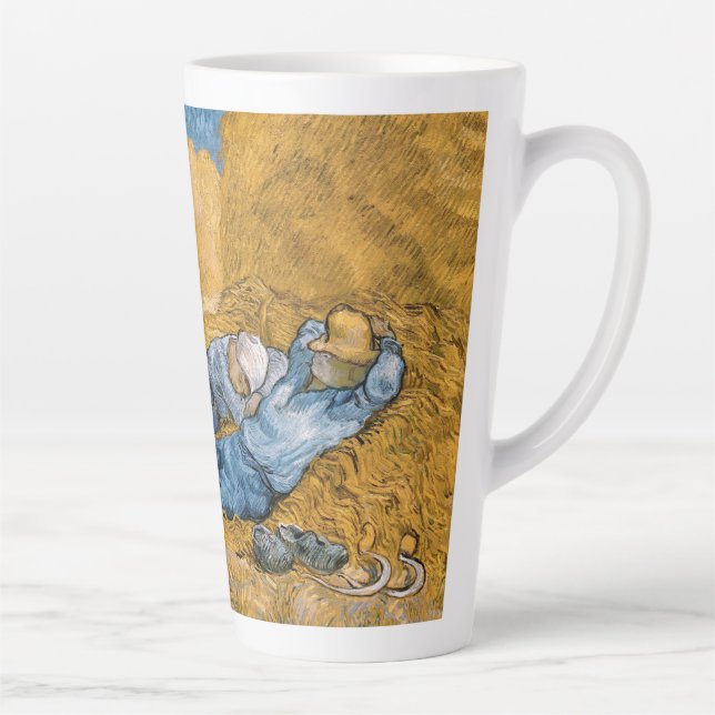 Taza De Café Latte La siesta de Van Gogh (Derecha)