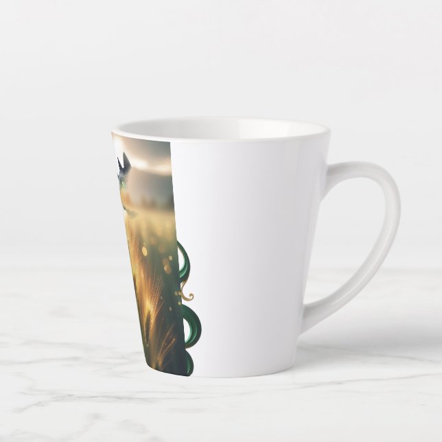 Taza De Café Latte "La sip artística de Paddy" (Derecha)