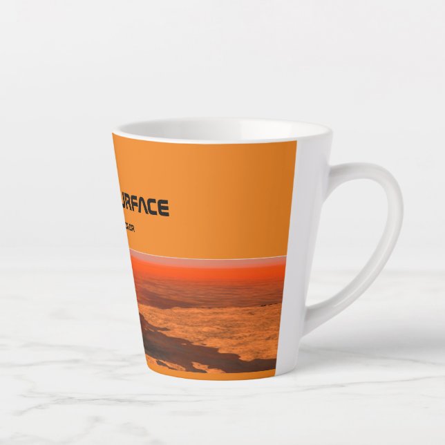 Taza De Café Latte La superficie de Titán (Derecha)