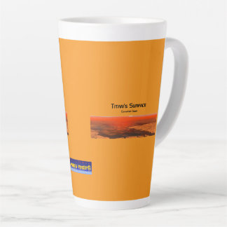Taza De Café Latte La superficie de Titán