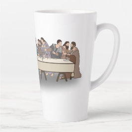 Taza De Café Latte La última cena - Pascua cristiana