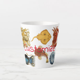 Taza De Café Latte La variedad de Bebidas marinas únicas Thunder_Cove