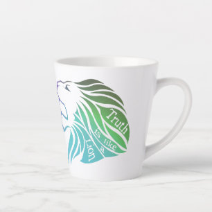 Taza De Café Latte La verdad es como un león