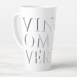 Taza De Café Latte LA VERDAD VENCE A TODO - Taza Light Latte