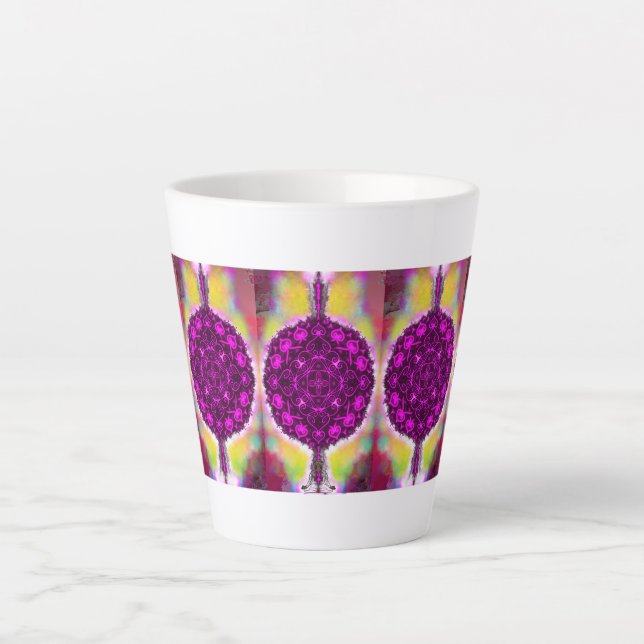 Taza De Café Latte La vibración de la luz (Anverso)