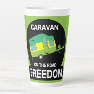 Taza De Café Latte La Vida Es Dulce En La Caravana Divertidos Regalos