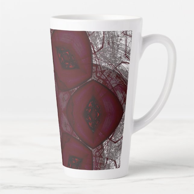 Taza De Café Latte Labios Flor Prem Mandal (Derecha)