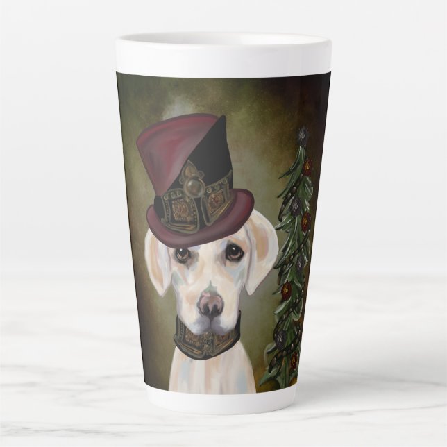 TAZA DE CAFÉ LATTE LABRADOR RETRIEVER (Anverso)