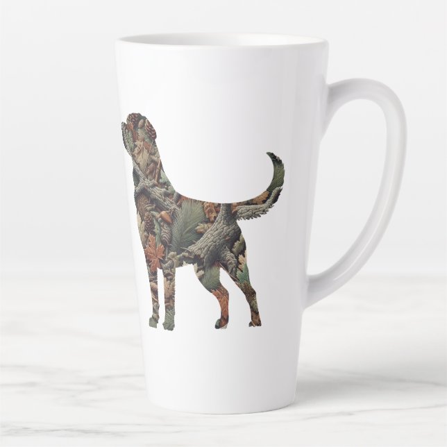 Taza De Café Latte Labrador Retriever Latte Mug (Derecha)
