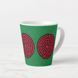 Taza De Café Latte LABYRINTH IX Latte Mug