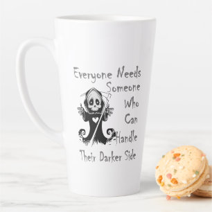 Taza De Café Latte Lado más oscuro