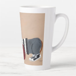 Taza De Café Latte Ladrón de Golosinas para Dachshund