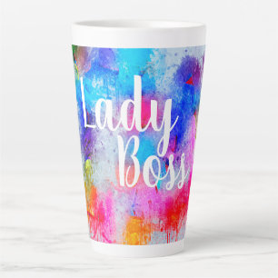 Taza De Café Latte Lady Boss