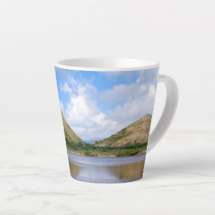 Taza De Café Latte Lago de la costa sur de St kitts