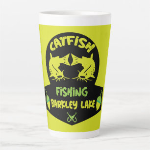 Taza De Café Latte Lago de pesca de altura Barkley Kentucky