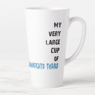 Taza De Café Latte Lágrimas de los demócratas