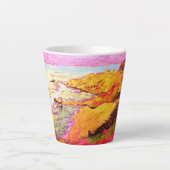 Taza De Café Latte Laguna Beach Cove (Anverso)