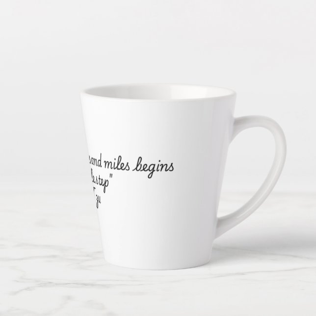 Taza De Café Latte Laos Tzu (Derecha)