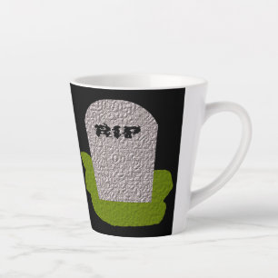 Taza De Café Latte Lápida RIP