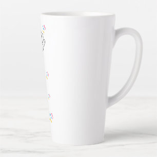 Taza De Café Latte Lápiz amistoso diseño de vuelta al cole.
