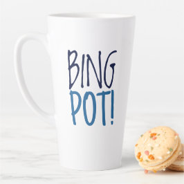 Taza De Café Latte Large Latte Mug - Bing Pot!