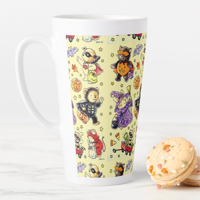 Taza De Café Latte L'Art du Latte : Une Tasse de Bonheur" (In situ)