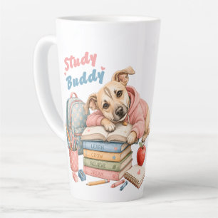 Taza De Café Latte Las Aventuras Escolares de Lina