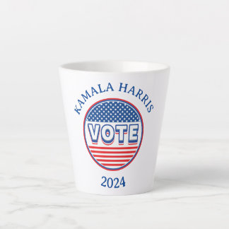 Taza De Café Latte Las estrellas y las franjas votan EE.UU. - Eleccio
