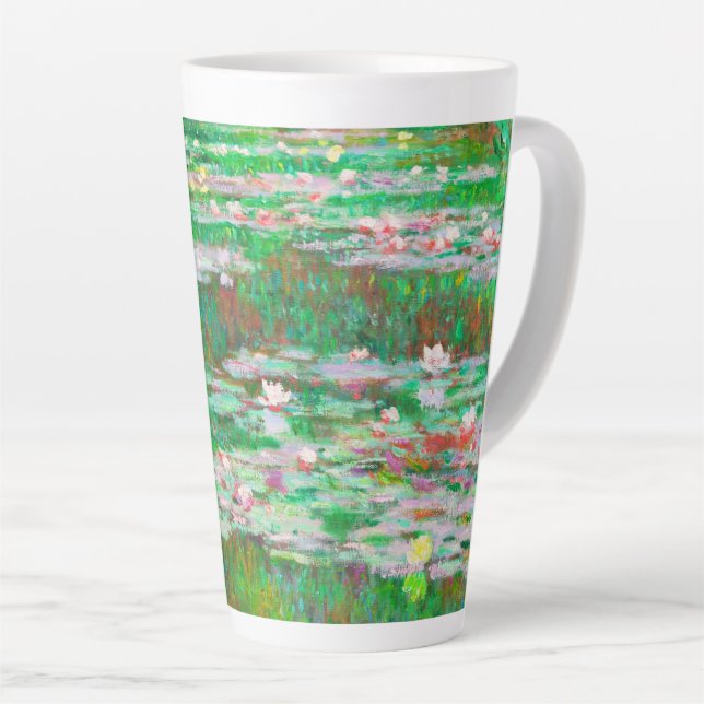 Taza De Café Latte Las lacrimógenas de agua de Monet (Ángulo derecho)