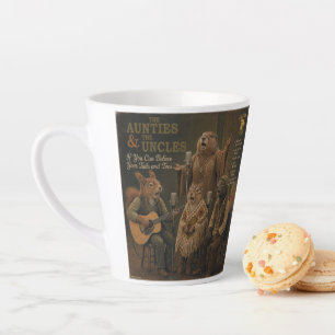 Taza De Café Latte Las Tías y los Tíos: una Parodia