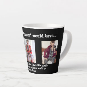 Taza De Café Latte Las tres mujeres sabias cómicas de los Navidades