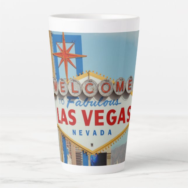 Taza De Café Latte Las Vegas (Anverso)