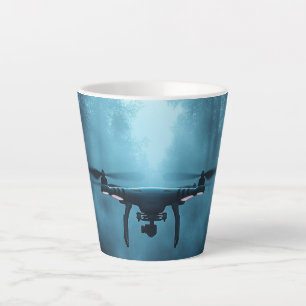 Taza De Café Latte Latte latte místico del dron