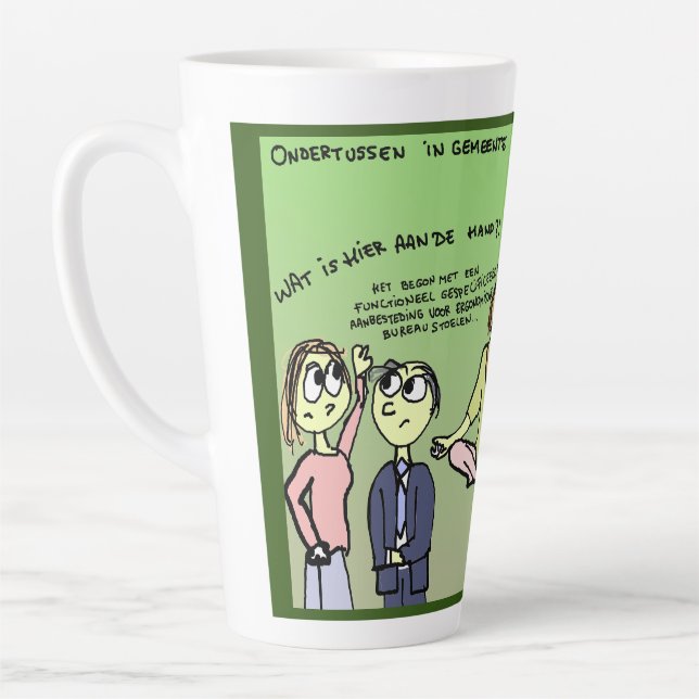 Taza De Café Latte Latte mok aanbesteden (Izquierda)