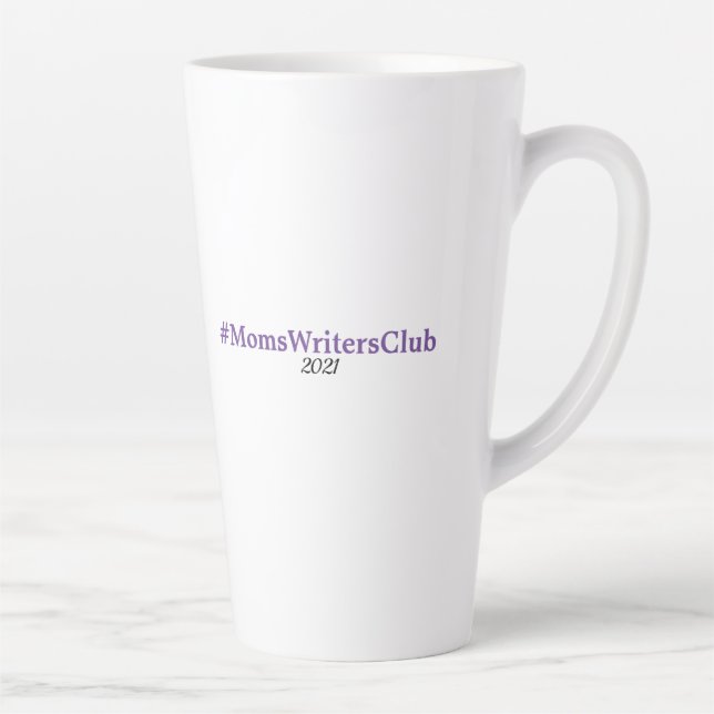 Taza De Café Latte LATTE morado grande (Derecha)