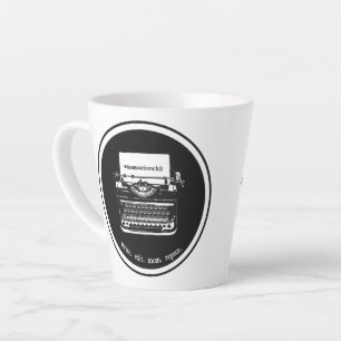 Taza De Café Latte LATTE morado pequeño