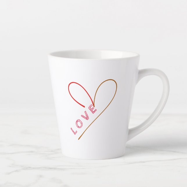 Taza De Café Latte Latte Mug (Derecha)