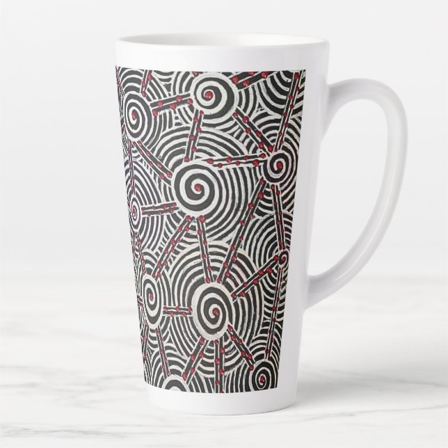 Taza De Café Latte Latte Mug (Derecha)