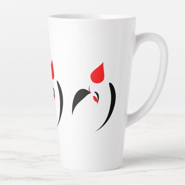 Taza De Café Latte Latte Mug (Derecha)