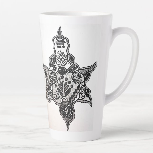 Taza De Café Latte Latte Mug (Derecha)