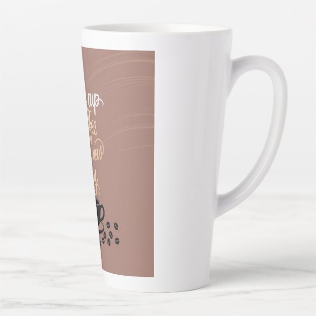 Taza De Café Latte Latte Mug (Derecha)