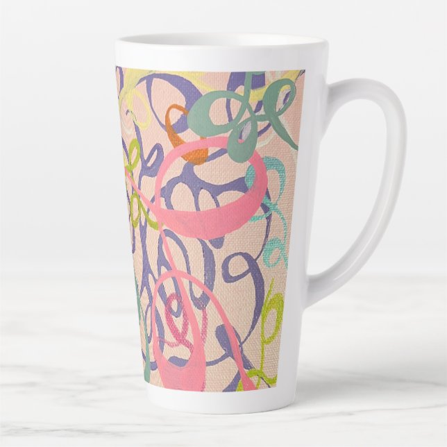 Taza De Café Latte Latte Mug (Derecha)